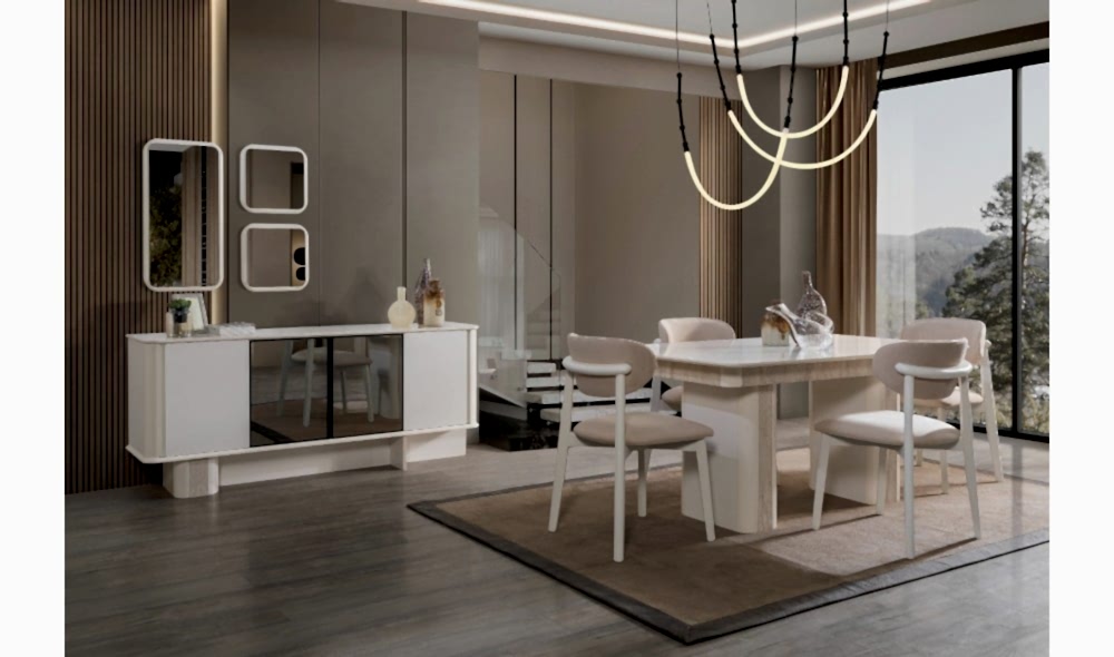 Mira · Yemek Odası Takımı %100 MDF