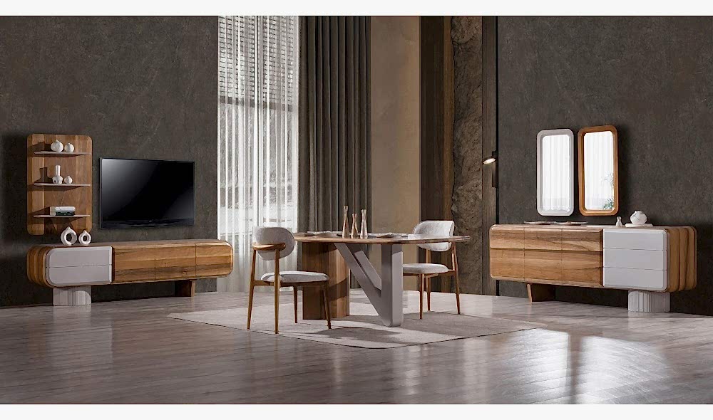 Bahar · Yemek Odası Takımı %100 MDF