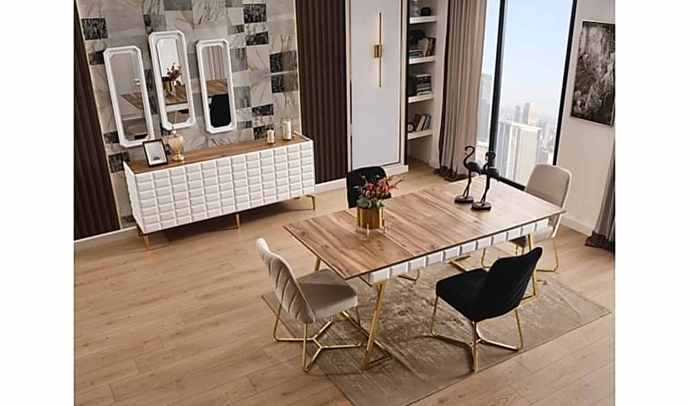 Ağva Aytaşı · Yemek Odası Takımı %100 MDF Ağva Aytaşı · Yemek Odası Takımı %100 MDF